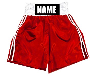 Boxing Shorts : KNBSH-026-Red