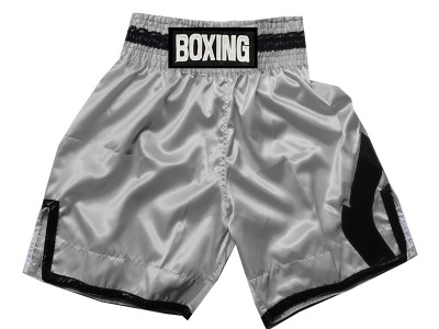 Boxing Shorts : KNBSH-036-Silver