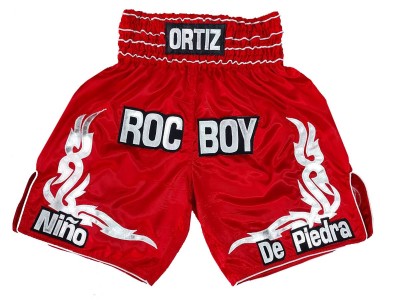 Kanong Personalized Boxing Shorts : KNBXCUST-2041-Red