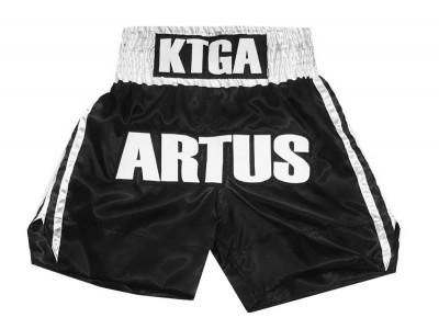 Kanong Custom Boxing Shorts : KNBXCUST-2042-Black