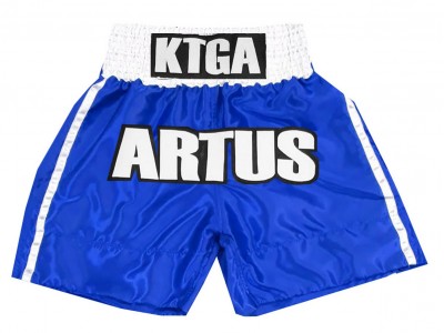 Kanong Customized Boxing Shorts : KNBXCUST-2042-Blue