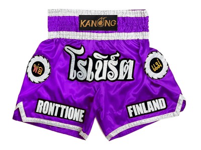 Personalized Muay Thai Shorts : KNSCUST-1242-Purple.jpg