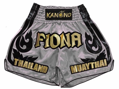 Custom Muay Thai Shorts : KNSCUST-1246-Grey.jpg