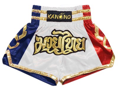 Custom Designed Muay Thai Shorts : KNSCUST-1261-France.jpg