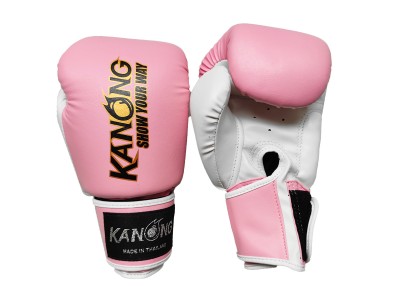 Kanong Muay Thai Gloves : Light Pink