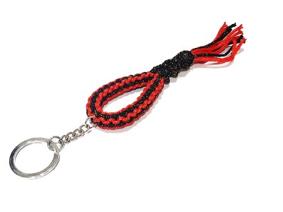 Kanong Muay Thai Keyring - Mongkon : Black/Red