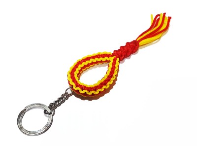 Kanong Muay Thai Keyring - Mongkon : Yellow/Red