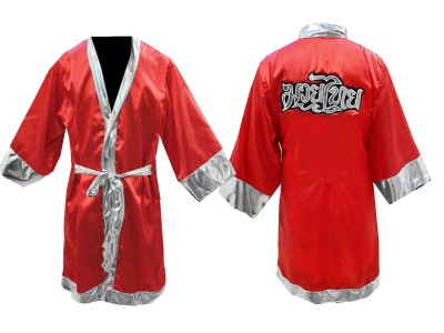 Custom Boxing Gown : KNFIR-125-Red