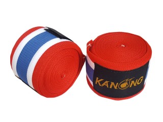 Kanong Muay Thai Hand Wraps : Thai Flag