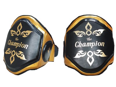 Personalized Muay Thai leather Champion Belt