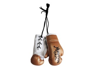 Kanong Hanging Muay Thai Gloves : Gold