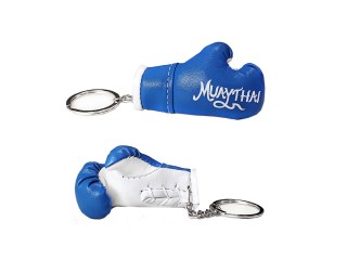 Kanong Muay Thai Glove Keychain : Blue