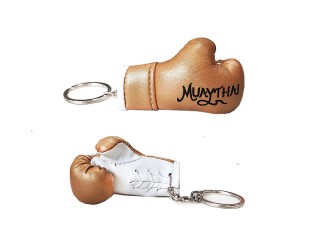 Kanong Muay Thai Glove Keyring : Gold