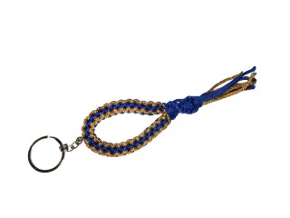 Kanong Muay Thai Mongkol Keyring : Blue/Gold