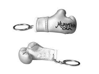 Kanong Boxing Glove Keychain : Silver