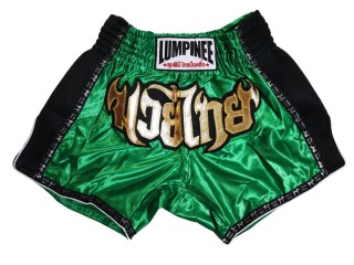 Lumpinee Women Retro Muay Thai  Shorts : LUMRTO-003-DarkGreen