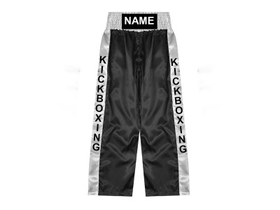 Custom Kick Boxing Pants : KNPANTS-001-Black