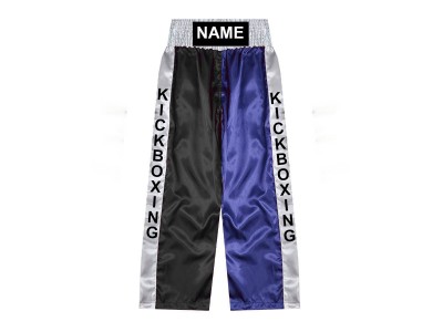 Custom Kick Boxing Pants : KNPANTS-001-Black-Navy