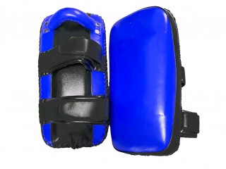 Custom Muay Thai Kickpads : Blue/Black