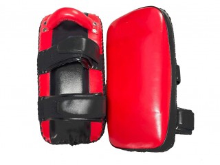 Custom Muay Thai Kicking pads : Red/Black