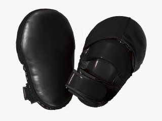 Custom Long Muay Thai Punch Pads : Black