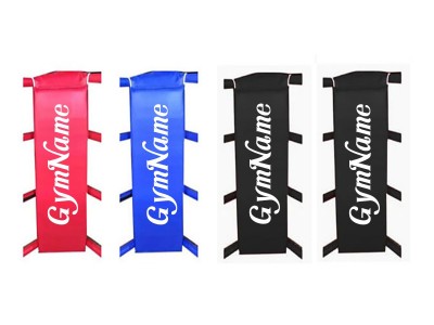 Custom Boxing Ring Corner Pads 4 pcs : Red/Blue/Black