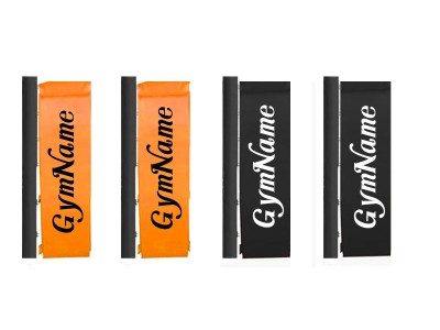 Custom Boxing Ring Turnbuckle Covers (4 pcs) : Orange/Black