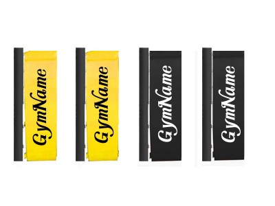 Custom Boxing Ring Turnbuckle Covers (4 pcs) : Yellow/Black