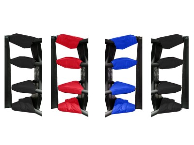 Muay Thai  Ring Turnbuckle Covers 16 pcs : Red/Blue/Black