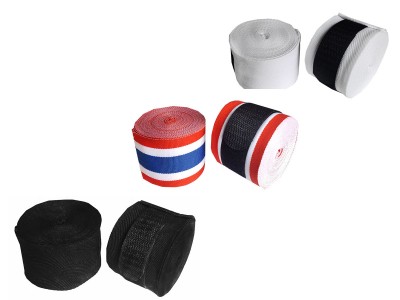 Value Set of 3 Elastic Muay Thai Hand wraps