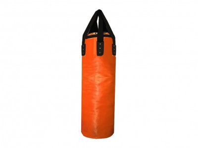 Custom made Boxing Heavy Bag with gym logo : Orange 150 cm.