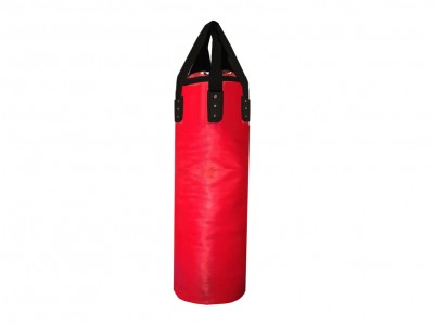 Custom made Boxing Heavy Bag with gym logo : Red 150 cm.