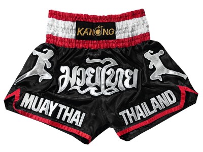 Kanong Muay Thai Boxing for children : KNS-133-Black-K