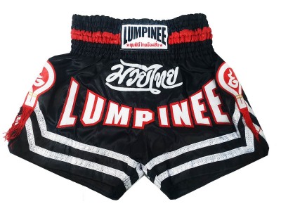 Lumpinee Kids Muay Thai Shorts : LUM-036-Black-K