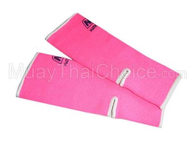 Ladies Muay Thai Ankle Supports : Pink