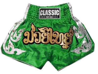 Classic Kickboxing Shorts : CLS-015 Green