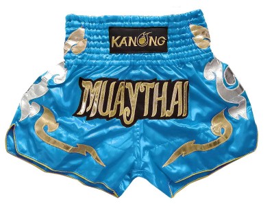 Kanong Muay Thai Boxing Shorts : KNS-126-Skyblue