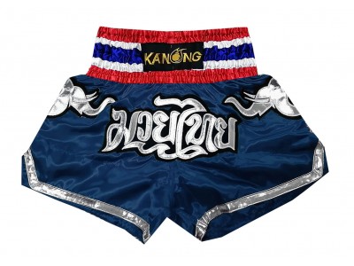 Kanong Elephant Muay Thai Boxing Shorts : KNS-125-Navy-K