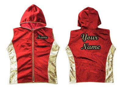 Custom Walk out Jacket : Red/Gold