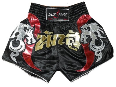 Boxsense Kick Boxing Shorts : BXS-005 Black