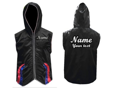 Customize Muay Thai Boxing Hoodies : Black 