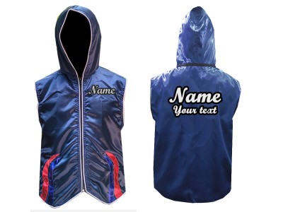 Customize  Muay Thai Boxing Hoodies : Navy