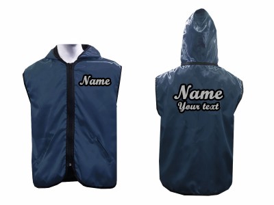 Customized Muay Thai Boxing Hoodies : Navy