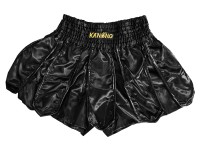 Kanong Gladiator Muay Thai Skirt for womens : KNS-139-Black