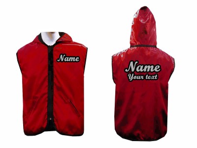 Personalised  Muay Thai Boxing Hoodies : Red